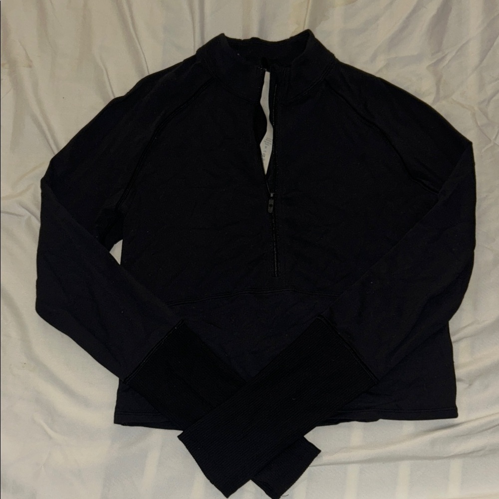 lululemon Black quarter zip